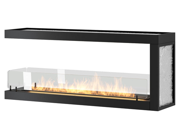prezzo Bioethanol-Einbaukamin 120x50x30 cm INSIDE U1200.2 Schwarz