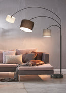 Piantana da Interno  E27 in Metallo Nero Opaco