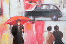 Dipinto su Tela Rain London 100x3x100 cm in Legno e canvas