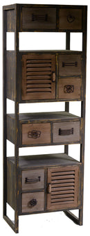 Mobile 2 Ante 8 Cassetti in Legno Varsavia