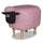 Hocker Pouf Fußstütze für Kinder 63x36x42 cm Pink Sheep Divina Home