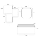 Mobile da Bagno sospeso Bali Mix Twist Piombo TFT