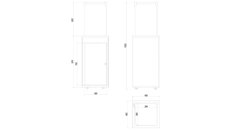 Stufa a Gas da Esterno cm 155,3x48,2x48,2 Flig Gastonia Ossido Grigio con Telecomando e Vetri
