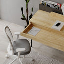 Scrivania con Cassetto 101x60x110 cm in MDF Leila Rovere Antracite