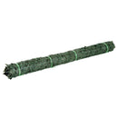 Rotolo di Siepe Artificiale per Balcone e Giardino 300x150 cm in PE Anti-UV con Foglie Verde Scuro 