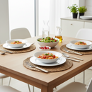 Servizio Set di Posate 24 pezzi in Acciaio Inox Eme Brio Avorio 18
