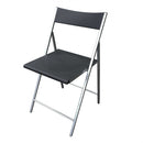 Sedia da Giardino Pieghevole Michigan 45x45x80 h cm in Acciaio Nera