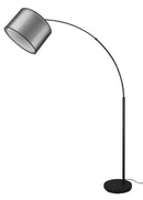 Piantana da Interno Attacco E27 in Metallo Nero Opaco