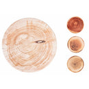 Set 4 Sottobicchieri Ø10x0,5 cm  in Ceramica VdE Tivoli 1996 Wood