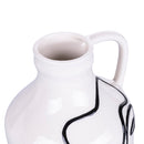 Vaso con Viso 14x13x19 cm  in Ceramica VdE Tivoli 1996 Vis a Vis