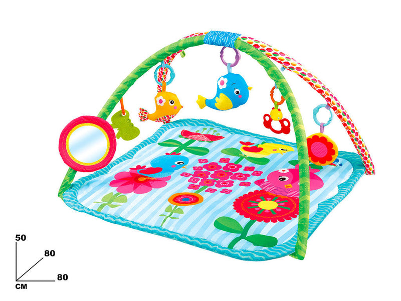 Palestrina con giochi per Bambini 50x80x80 cm in Poliestere Baby Colors Multicolor 