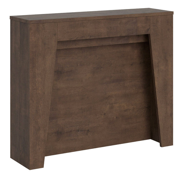 Consolle Allungabile 90x25/211 cm Pannelli in Nobilitato Anea Noce prezzo