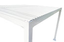 Pergola da Giardino 3x3m in Alluminio Bianco