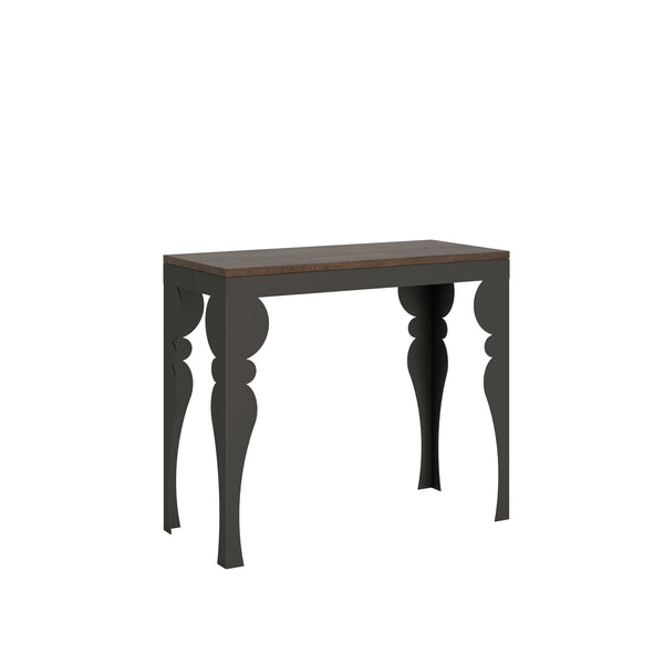 acquista Consolle Allungabile 90-196x40x77 cm in Nobilitato Marrone