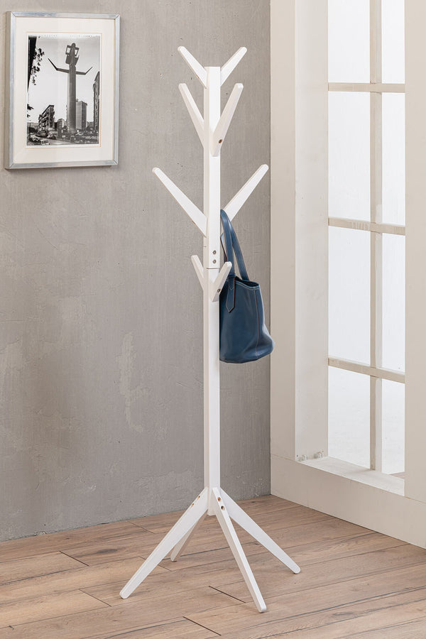 acquista Holzgarderobe 45x45x176 cm Arrow White