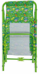 Set 2 Lettini Prendisole da Giardino per Bambini in Acciaio Soriani Oxford Dinosauri