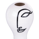 Vaso con Viso Ø12,8x24 cm  in Ceramica VdE Tivoli 1996 Vis a Vis