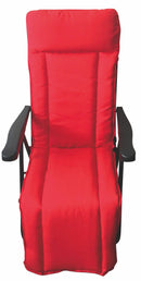 Sedia Sdraio Reclinabile Pieghevole Soriani Madrid Rossa