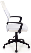 Poltrona da Ufficio Direzionale in Tessuto Network Bianca