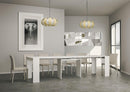 Consolle Allungabile in Legno H78x42x90/302cm Itamoby Pulcinella Bianco Opaco Classica