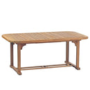 Tavolo da Giardino Allungabile 150/200x100xH75 cm in legno Brian