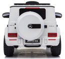 Macchina Elettrica per Bambini 12V con Licenza Mercedes G63 AMG Fuoristrada Bianca