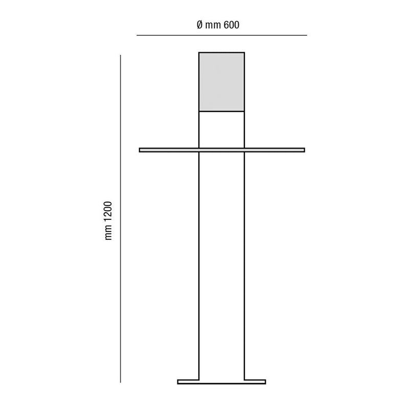 Camino a Bioetanolo da Pavimento 120x60 cm Karlsen Caorle Bianco