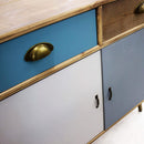 Mobiletto Surrey 80x35x83 h cm in Legno Multicolor