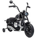 Moto Elettrica per Bambini 3-8 Anni 12 V BMW R18 125x62x83 cm con Batteria al Litio e Rotelle Rimovibili in PP Nero      