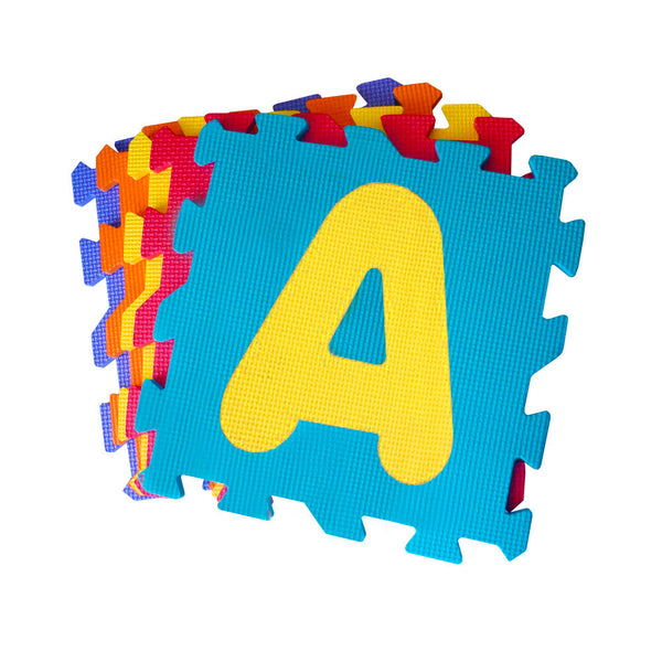 sconto Tappeto Puzzle 5pz per Bambini Componibile Lettere Multicolore