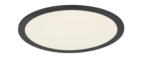 acquista Plafoniera da Interno a LED in Metallo Nero Opaco