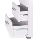 Comodino 2 Cassetti in Truciolato Fumer Frida Rovere