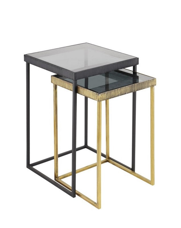 Set 2 Tavolini Quadrati Yamir