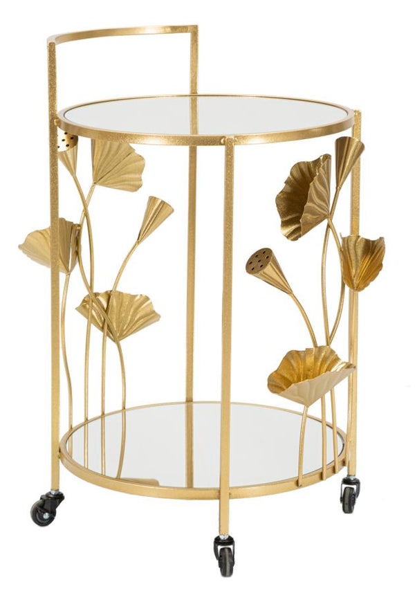 online Carrello Flow 60x76x46 cm in Ferro e MDF Oro