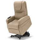 Poltrona Alzapersona 4 motori 70x87x105 cm a Batteria Ricaricabile In Tessuto Diva Dubai Tortora