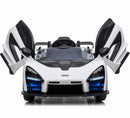 Macchina Elettrica per Bambini 12V con Licenza McLaren Senna Bianca