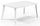 Gartentisch 157 x 98 x 74 cm aus Keter Lima 160 White Resin