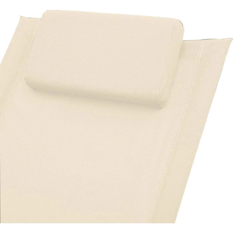 Sedia a Dondolo da Giardino ellittica 174x78x86 cm Panna