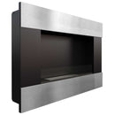 Camino a Bioetanolo da Parete 90x65,2 cm Flig Boston Silver