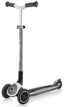 Monopattino 3 Ruote Pieghevole 5 Altezze Max 50 Kg Globber Master Grigio e Bianco