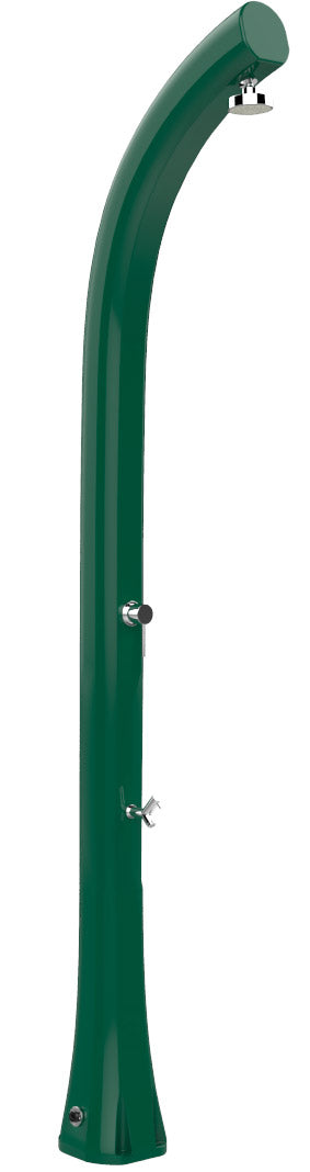 sconto Doccia Solare da Esterno Giardino 30L Miscelatore e Lavapiedi Arkema Jolly Plus Verde Scuro