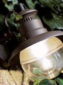 Applique in Basso da Esterno E27 in Metallo Sovil Marrone