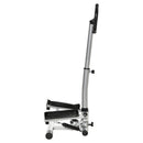 Stepper con Monitor LCD 55x53x118-128 cm in Acciaio e ABS Nero   