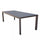 Houston Ausziehbarer Tisch 225/300x100x75 h cm in taubengrauem Aluminium