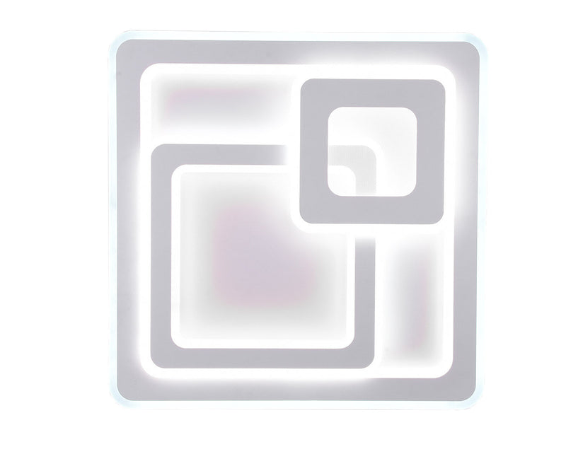 Plafoniera da Interno a LED in Metallo Bianco Opaco