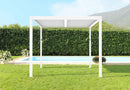 Pergola Bioclimatica 4x4 m in Alluminio Bianco