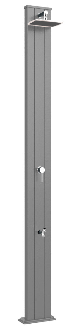 Doccia da Esterno Giardino Miscelatore e Lavapiedi Arkema Spring S Inox Paint online