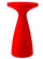 Tavolino da Giardino Ø65x110 cm in Resina Arkema Drink Cherry