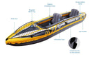 Kayak Gonfiabile Biposto 350x78x52cm ZRAY St.Croix