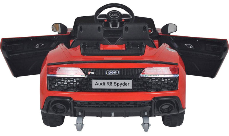 Macchina Elettrica per Bambini 12V con Licenza Audi R8 Spyder Rossa